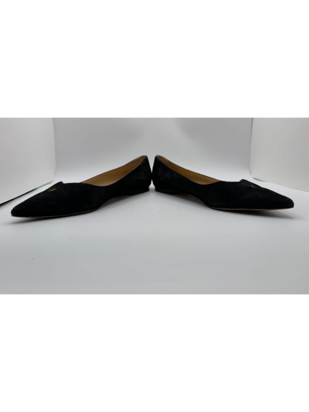 Sam Edelman Rosalie Suede Pointed Ballet Flats Black Women Size 7M Chic Classic - Picture 7 of 14